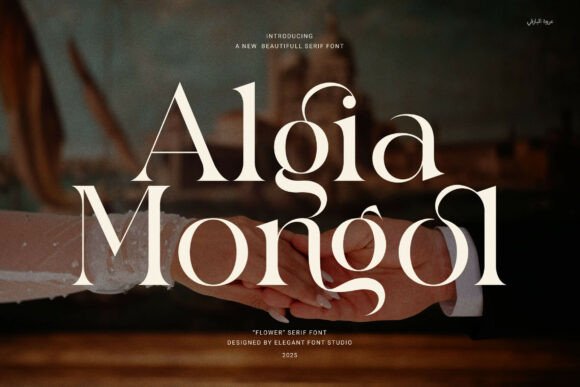 Algia Mongol: The Elegant Serif Font for Handmade Brands