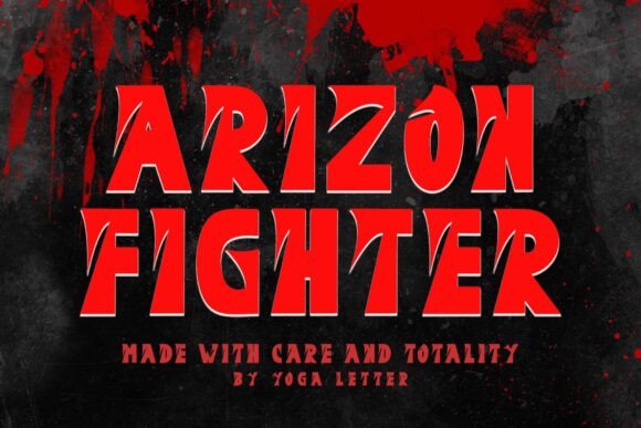 Arizon Fighter: A Bold Blackletter Font