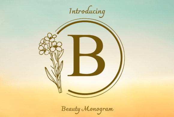 Beauty Monogram Font Review