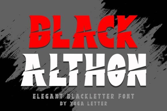 Black Althon: Bold Typography for Impact