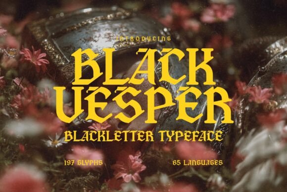 Black Vesper: A Font That Commands Attention