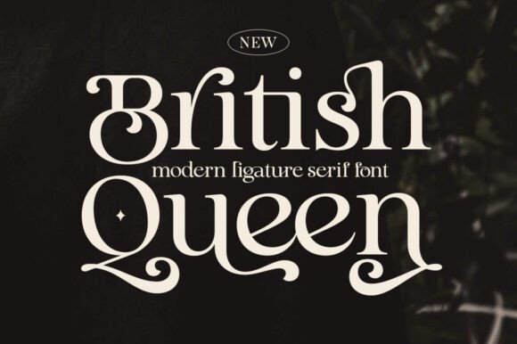 British Queen Font: An Elegant Serif for Editorial Design