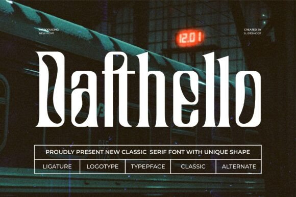 Dafthello: A Serif Font for Elegant Design