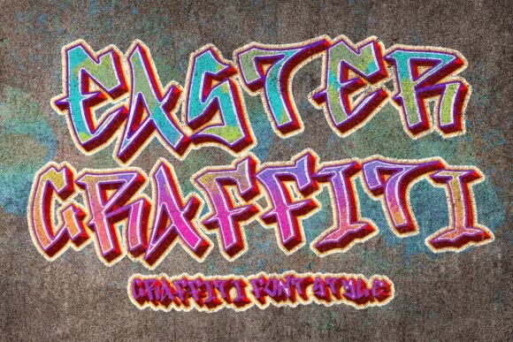 Easter Graffiti: The Bold Typeface for Spring Campaigns