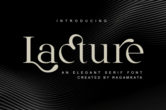 Elevate Campaign Visuals with Lacture Regular Typeface