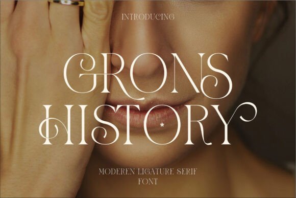 Elevating Brand Identity with the Grons History Typeface