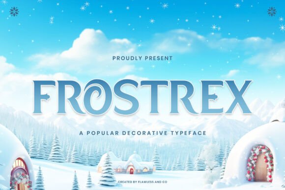Frostrex Review: A Bold Display Font for Modern Branding