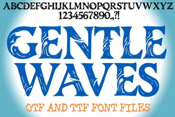 Gentle Waves: A Serif Font for Calm Branding