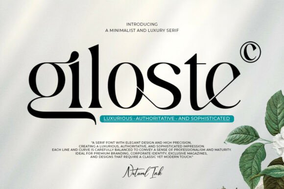 Giloste: The Elegant Serif Font for Modern Editorial Design