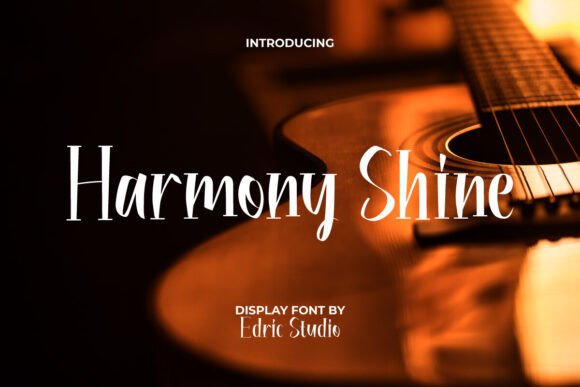Harmony Shine: A Charming Serif Font for Handmade Brands