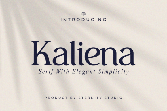 Kaliena: A Font for Timeless Branding