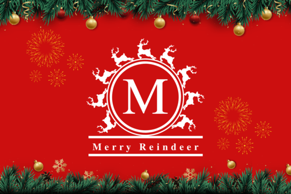 Merry Reindeer Font for Holiday Design