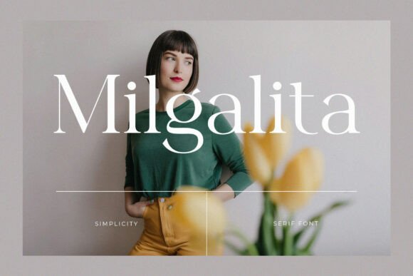 Milgalita: A Serif Font for Elegant Design