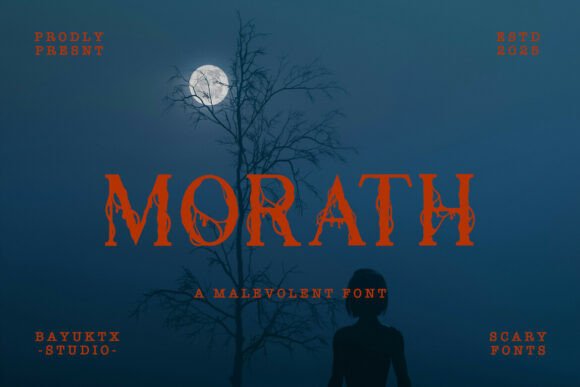 Morath: A Dark Serif Font for Impactful Campaigns