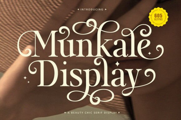 Munkale Display: A Bold Serif for Modern Branding
