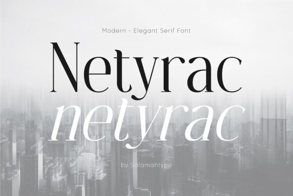 Netyrac: Elegant Serif for Editorial Design