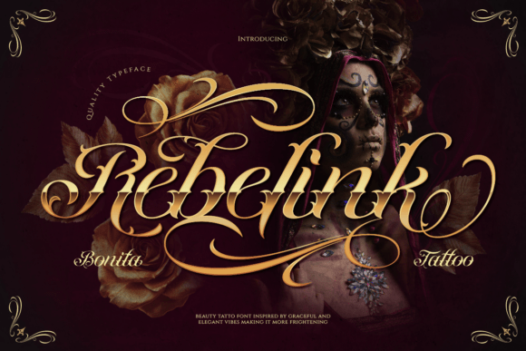 Rebelink: A Bold Blackletter Font for Handmade Brands