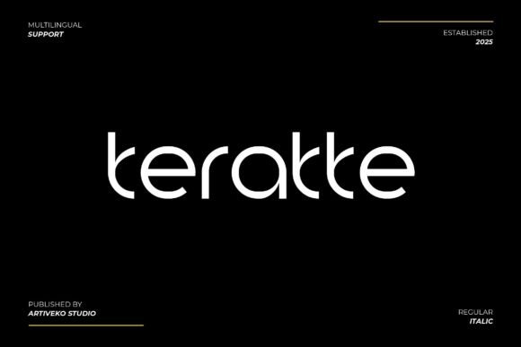 Teratte: A Professional Font for Small Businesses
