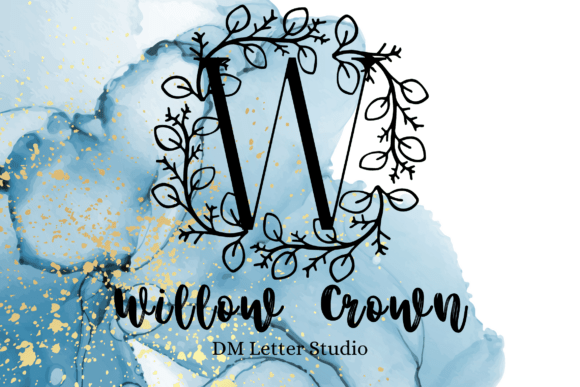Willow Crown Monogram: A Graceful Serif Font for Editorial Design